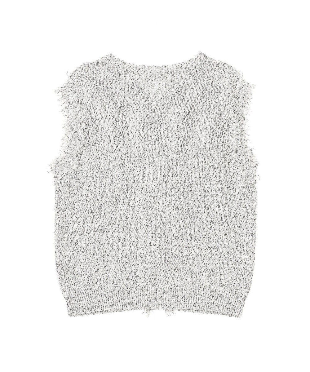 CRAFT STANDARD BOUTIQUE フリンジノースリーブニットプルオーバー 