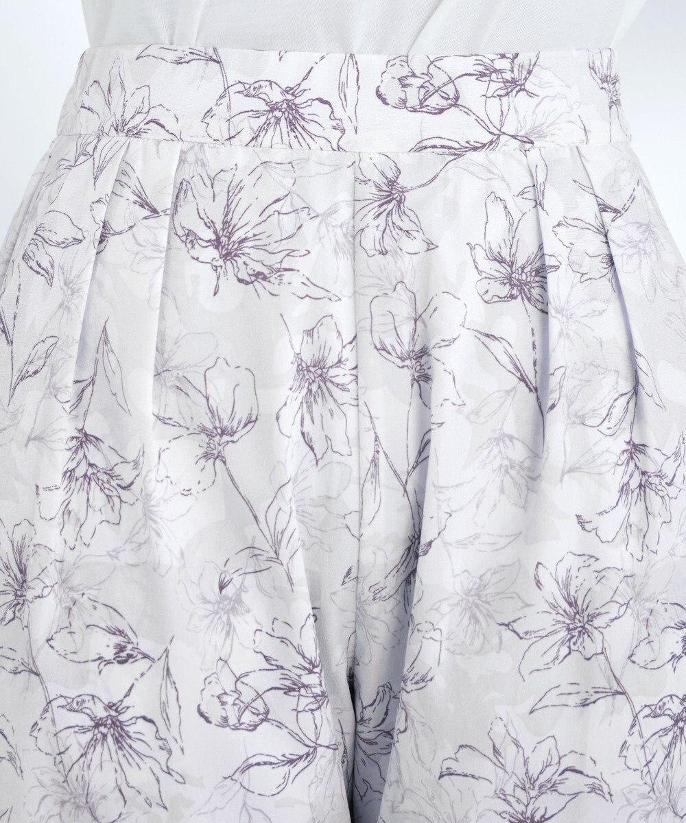 Tiaclasse 【洗える】アソートプリントワイドパンツ 