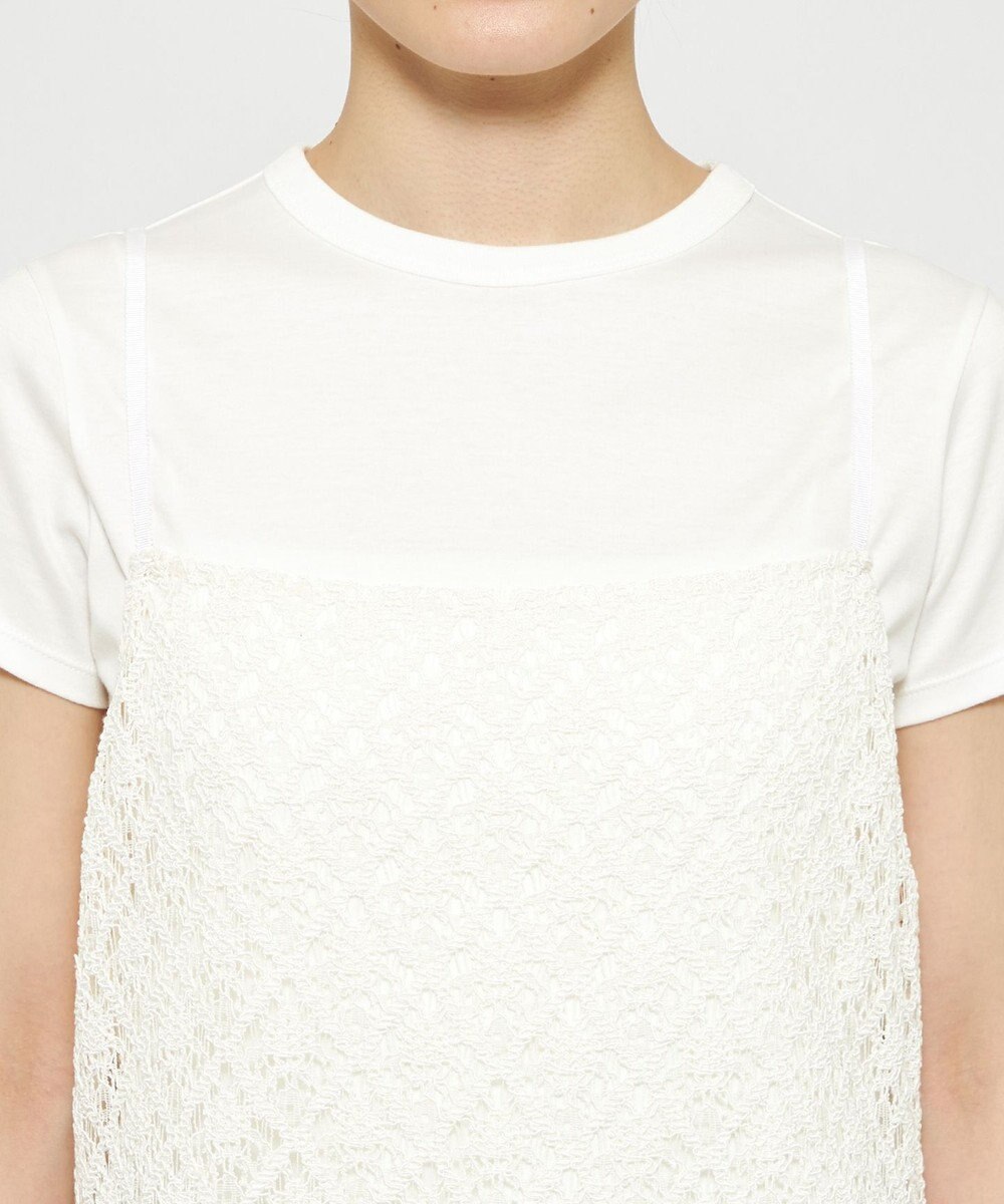 uncrave ジオメトリックレース キャミソールワンピース 