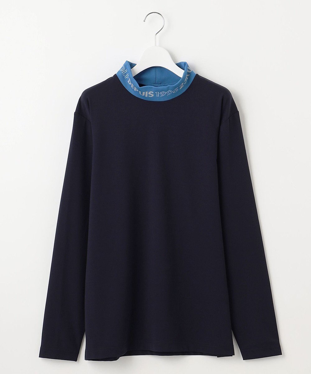 23区GOLF 【MEN/EC限定】【吸水速乾/UVケア】リブ襟 モックネックシャツ 