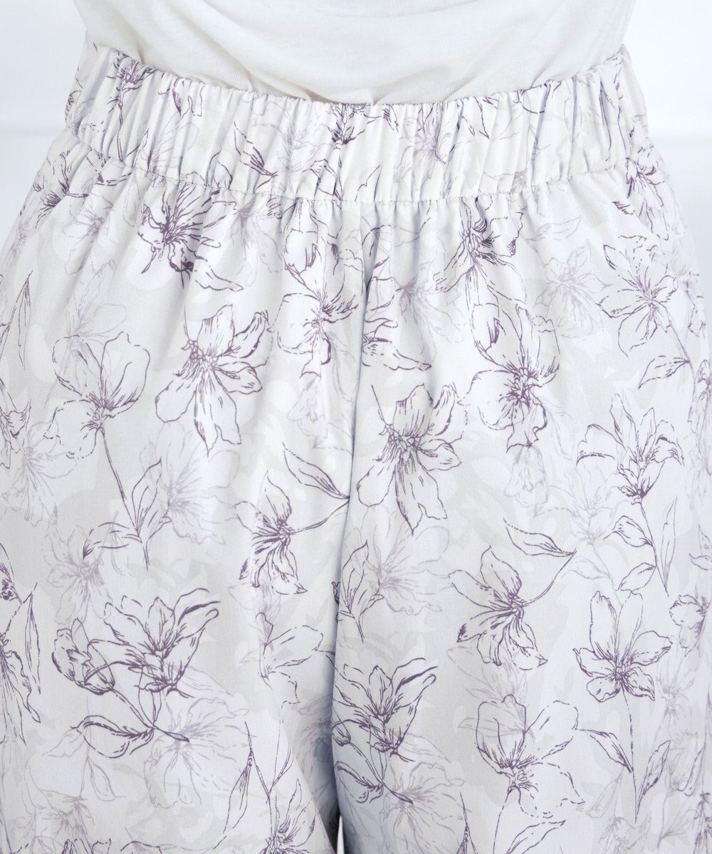 Tiaclasse 【洗える】アソートプリントワイドパンツ 