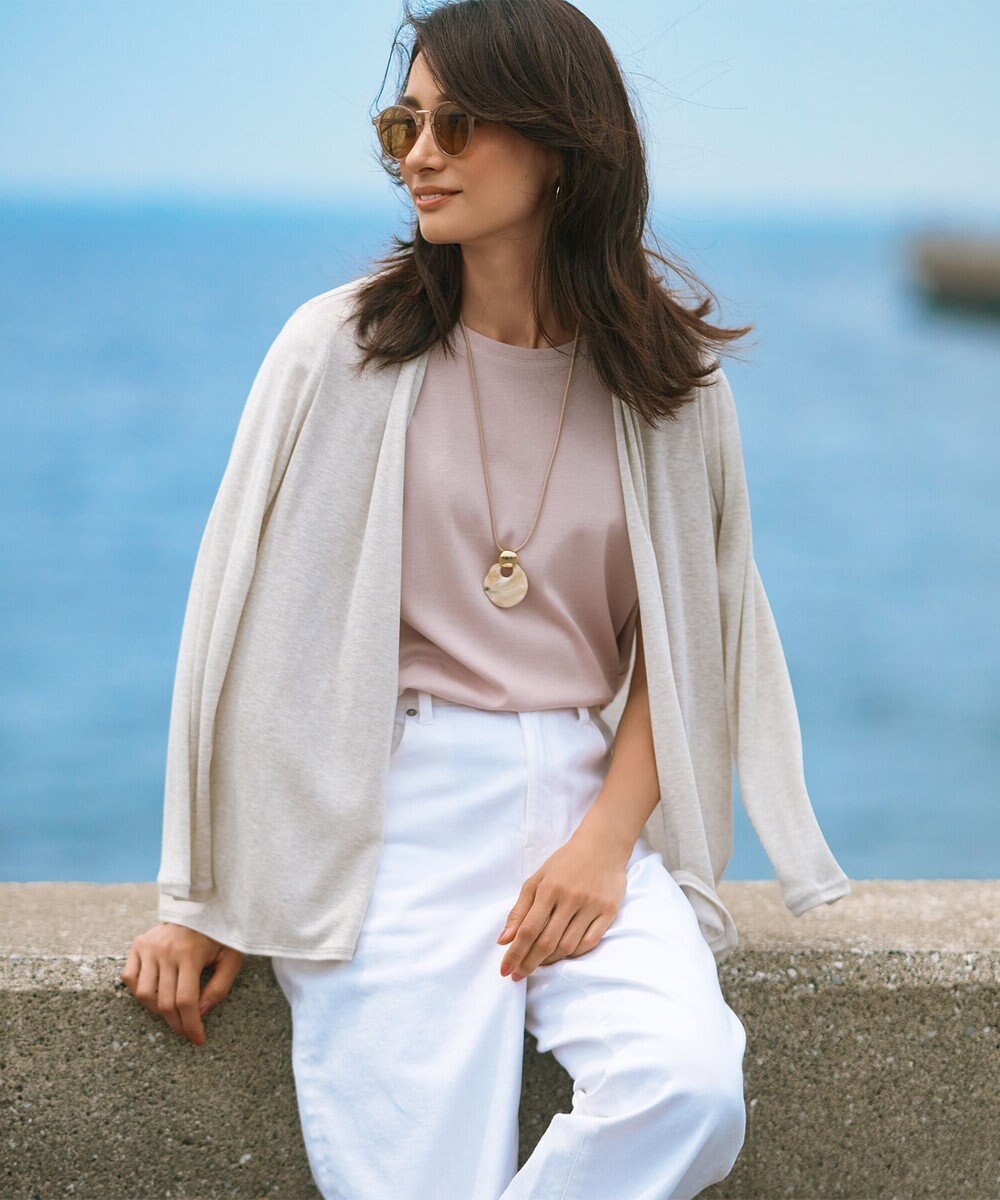 23区 【接触冷感/洗える】フレンチスリーブ IT TEE 