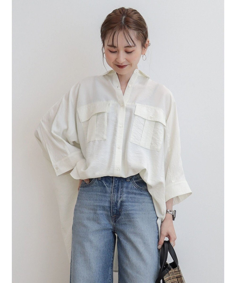 AMERICAN HOLIC 接触冷感Ｗポケットシャツチュニック 