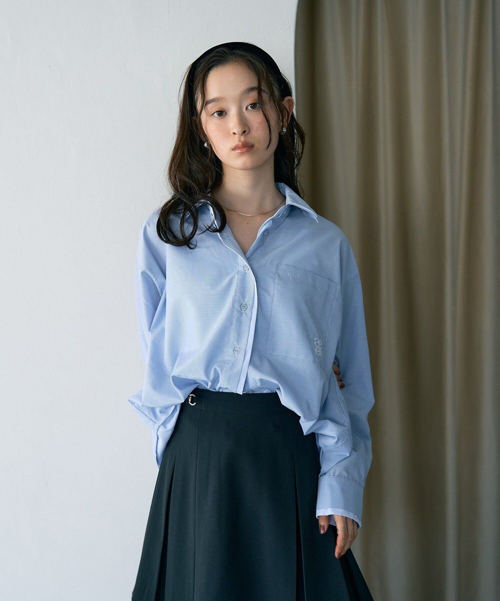 earth music&ecology 【セットアップ可】ビット付きミニスカート 