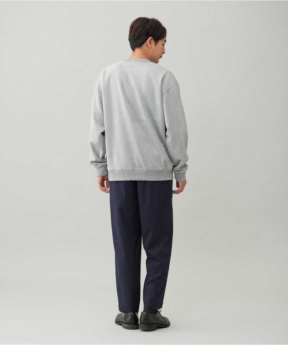 UNFILO MENS 【男女兼用】クリーンスエード エンボスロゴ クルー 