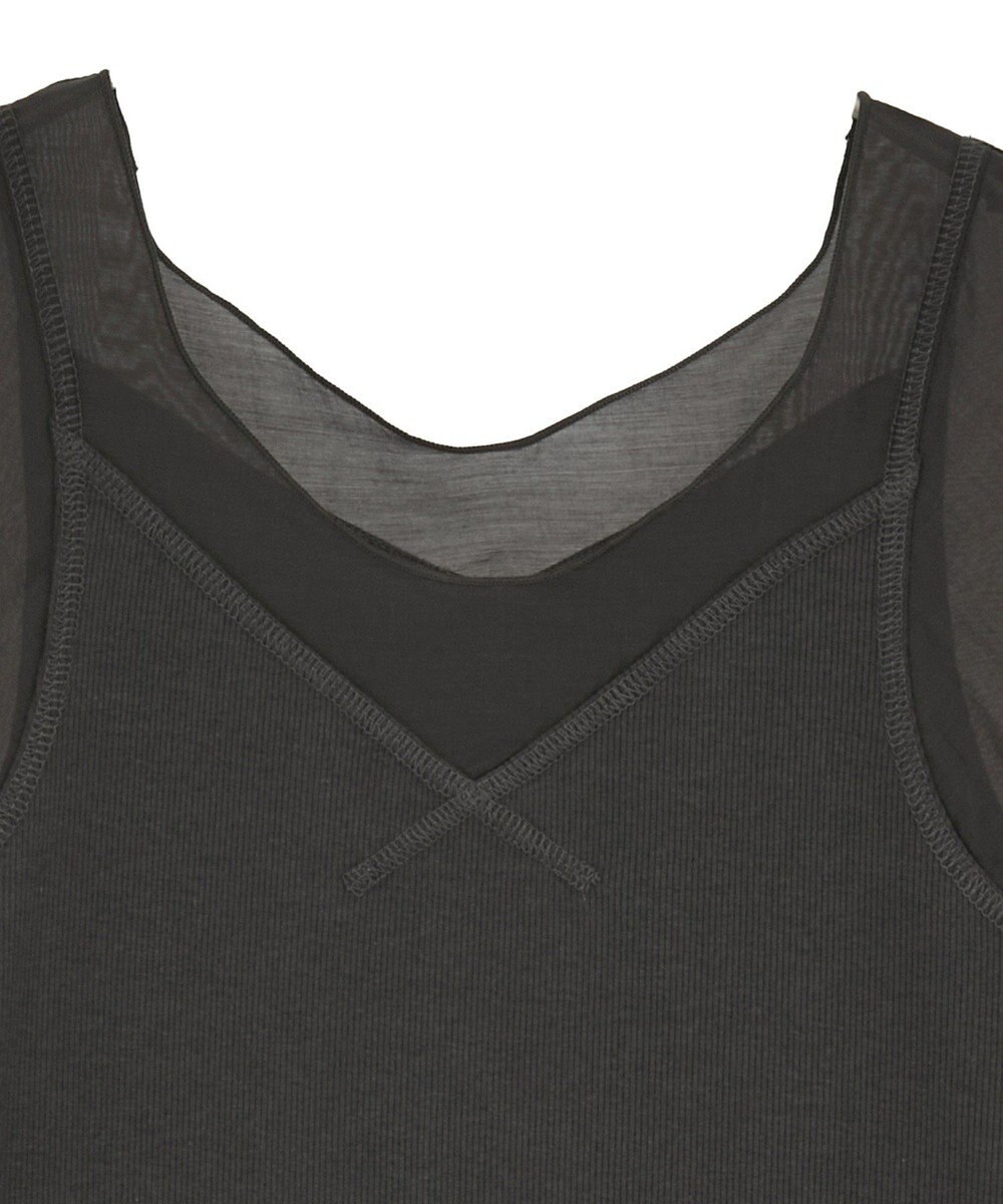 Green Parks ・ＳＵＧＡＲ　ＳＰＯＯＮ　シアー切替タンクトップⅡ 