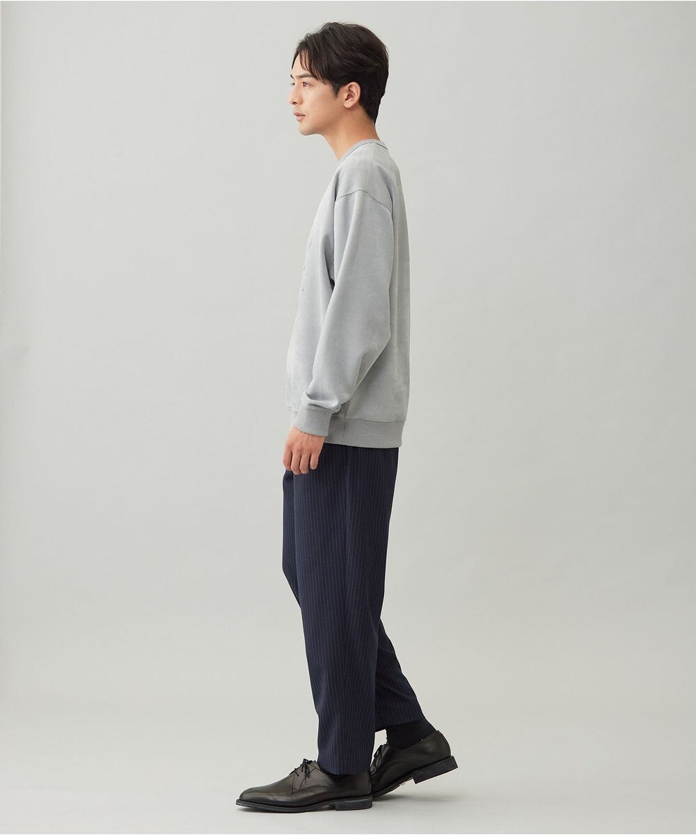 UNFILO MENS 【男女兼用】クリーンスエード エンボスロゴ クルー 