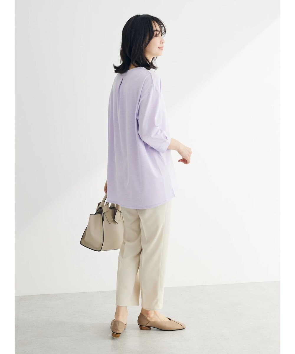 Green Parks バー付き７分袖ブラウソー 