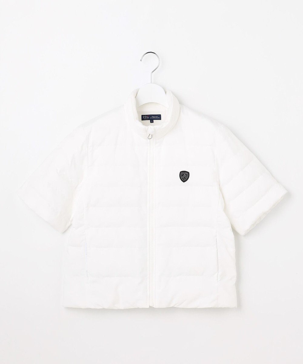 23区GOLF 【WOMEN】半袖パディングブルゾン 