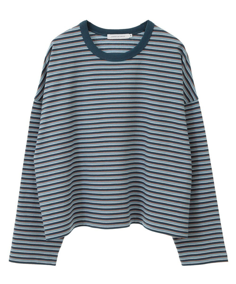 AMERICAN HOLIC マルチボーダーカットプルオーバー 