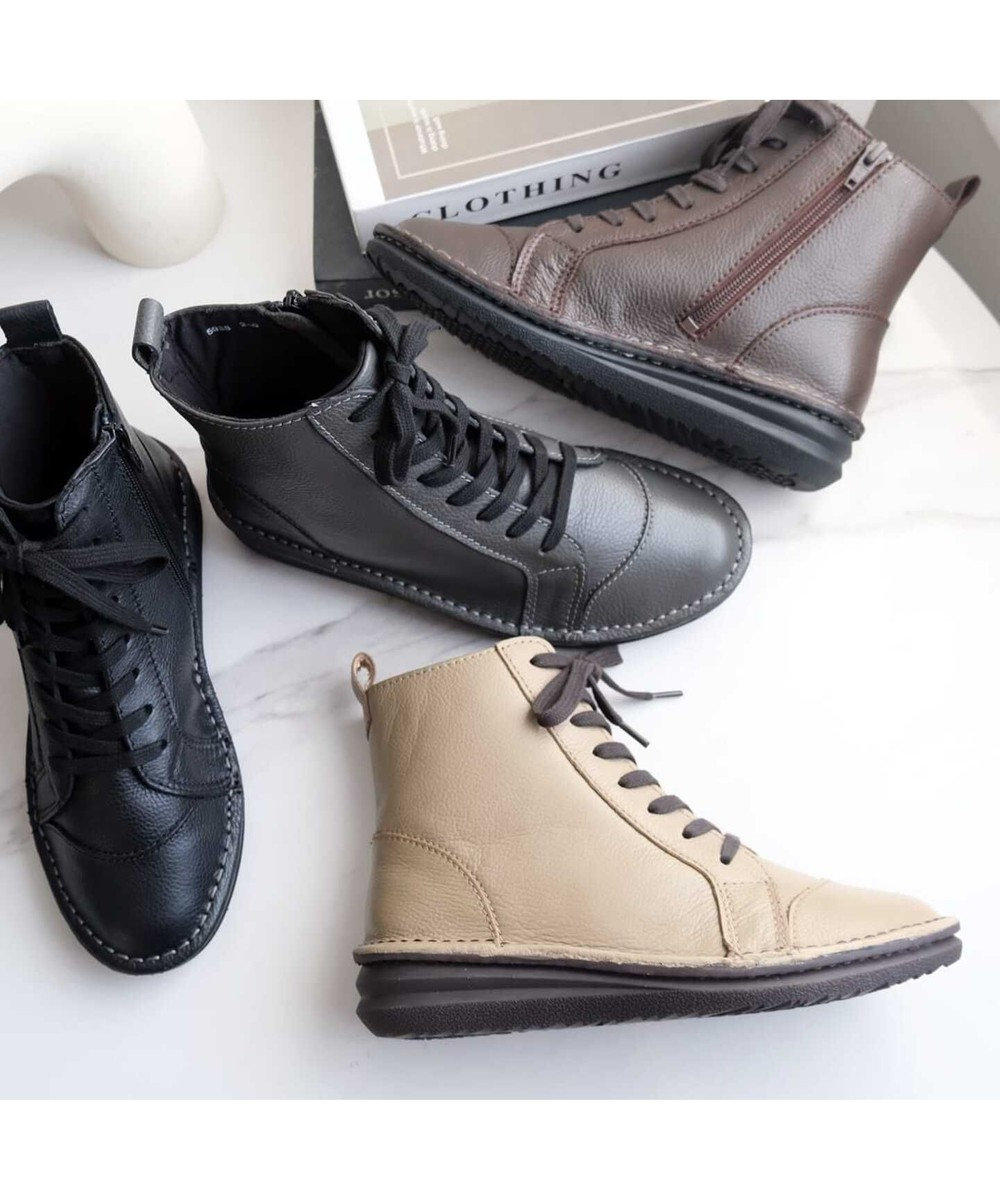 Pointer 本革軽量ブーツ レディース 