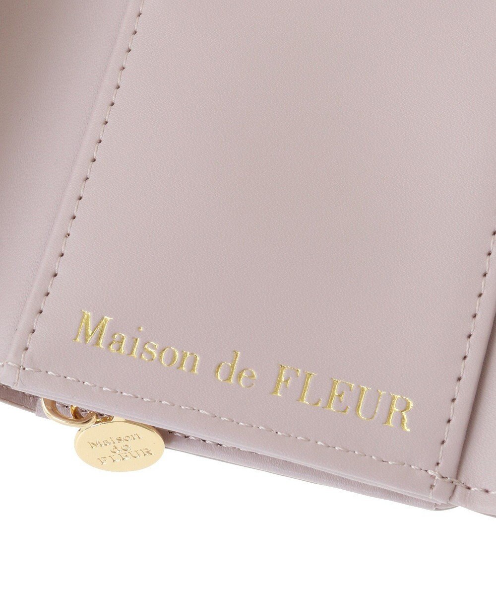 Maison de FLEUR EC限定ベルトリボンミニウォレット 