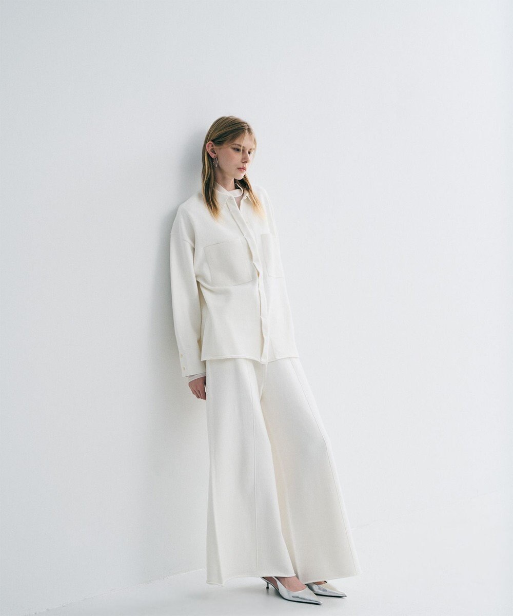 uncrave スウェットライクニット パンツ 