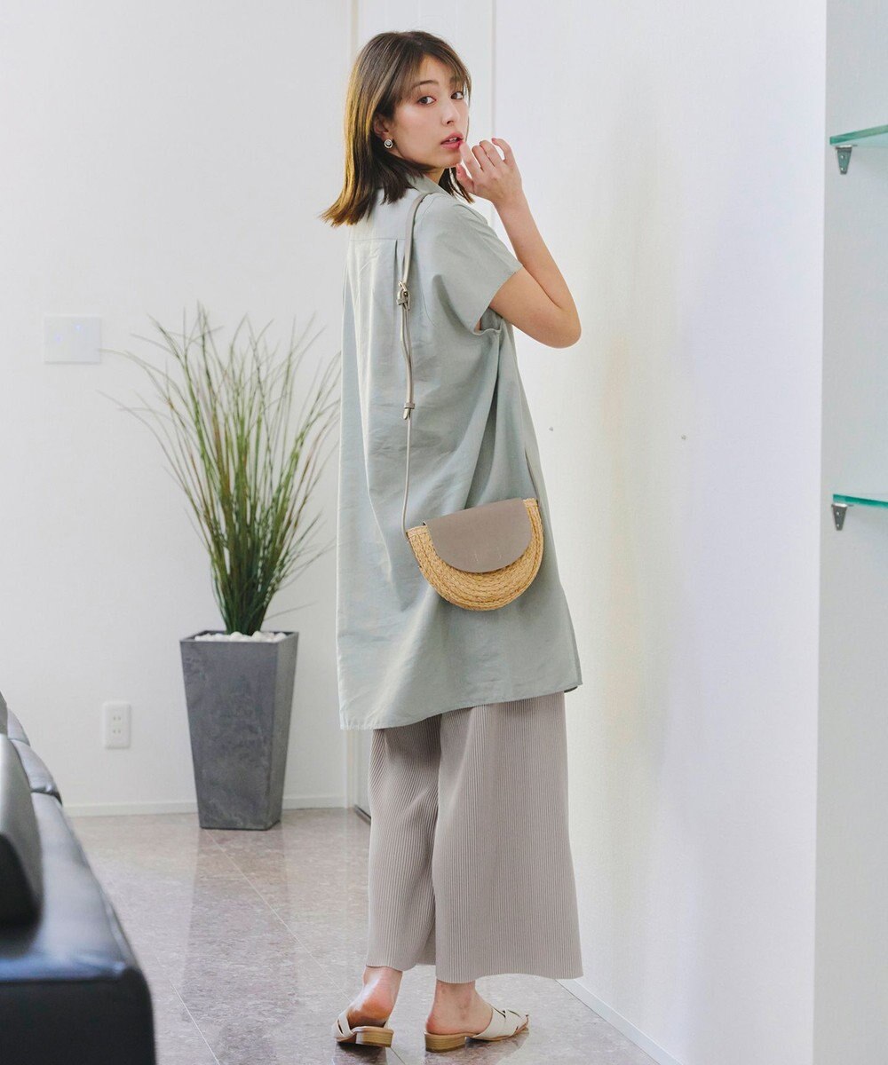 Tiaclasse 【2点セット・新色追加・洗える】クリスタルプリーツセットアップ 