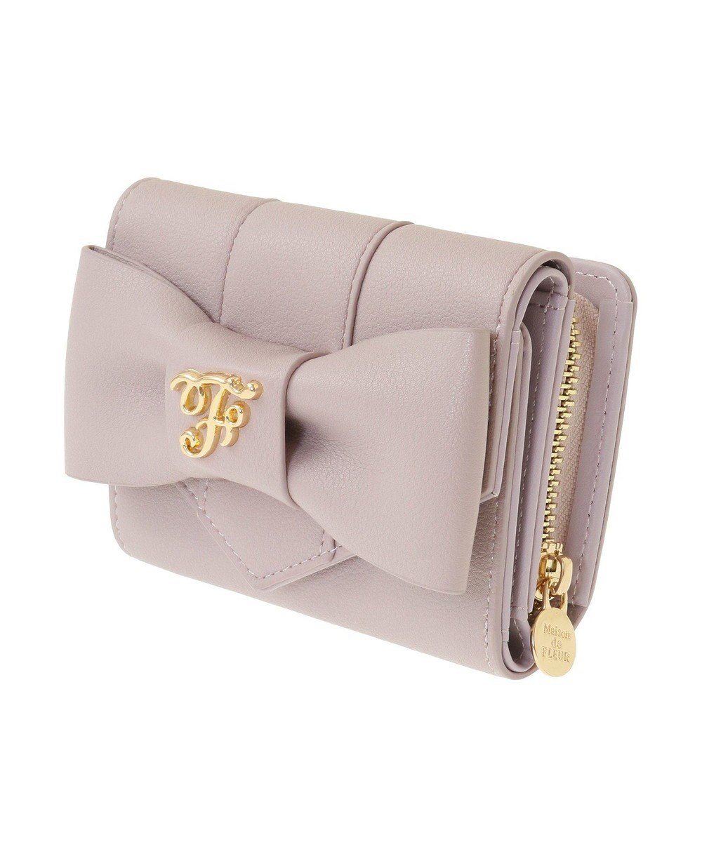 Maison de FLEUR EC限定ベルトリボンミニウォレット 