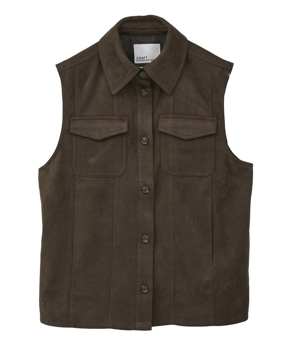 CRAFT STANDARD BOUTIQUE フェイクスエードベスト 