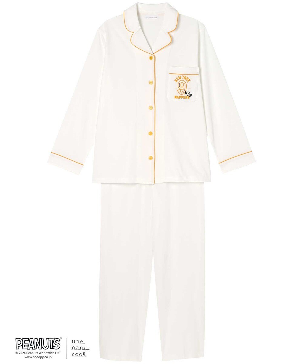 une nana cool MADE WITH PEANUTS 【綿100％】ハイゲージ天竺パジャマ 