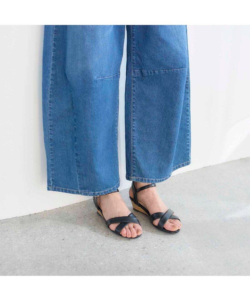 MODE ET JACOMO <noyau>ヒールクロスベルトサンダル 