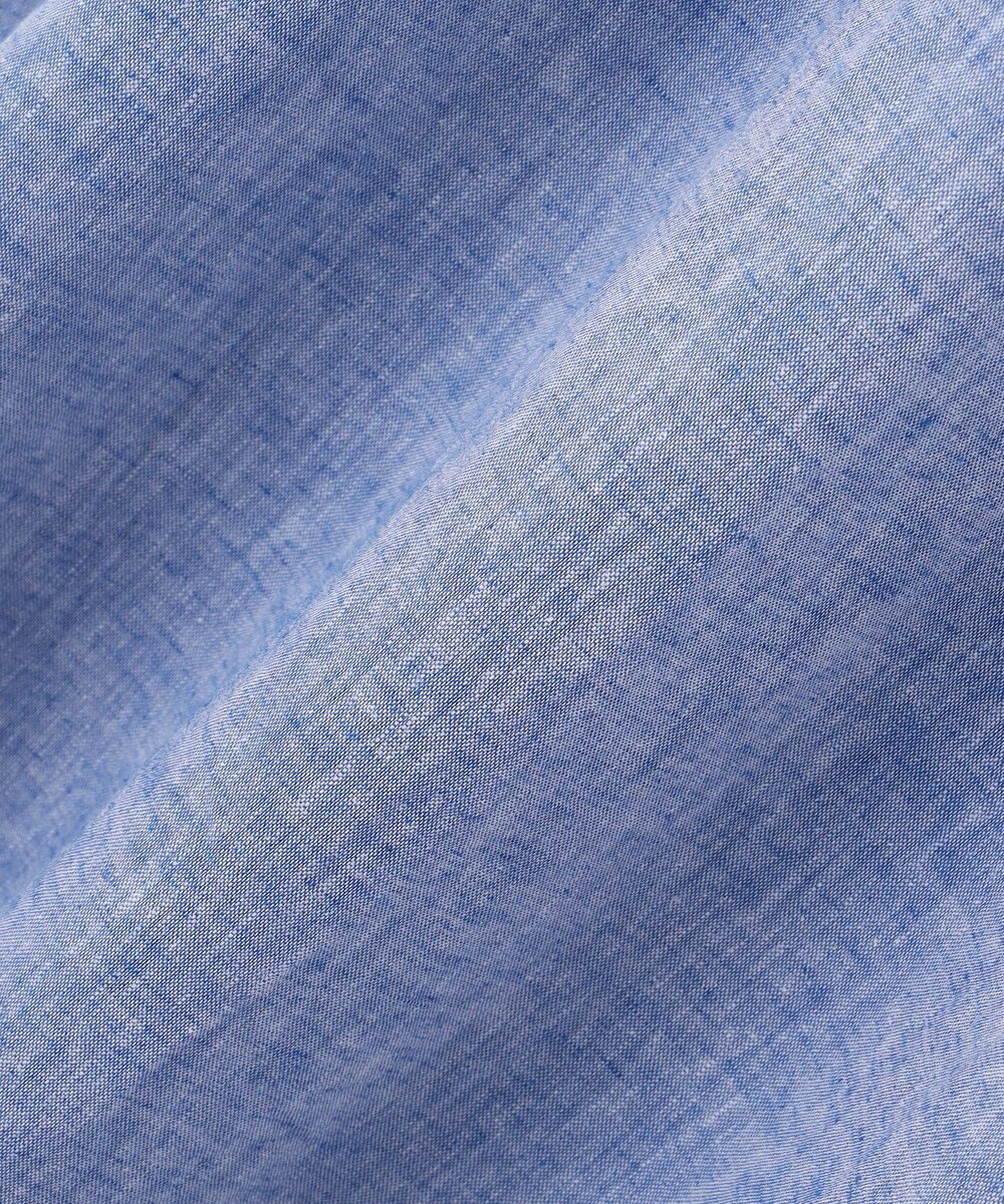 23区 S 【SLOW/洗える】リネンコットン シャツワンピース 