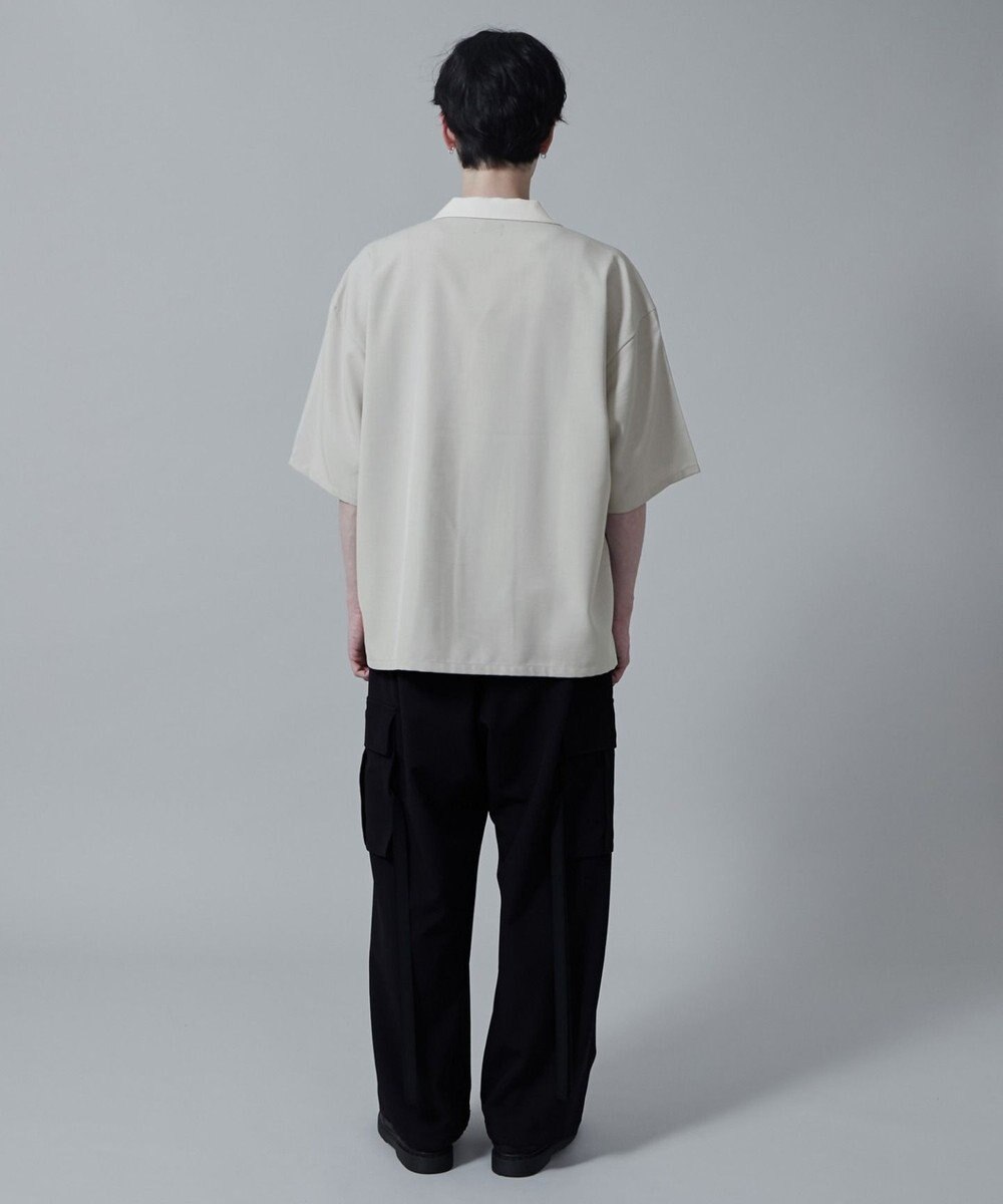 WEGO カラーブロックオープンカラーシャツ（S） 