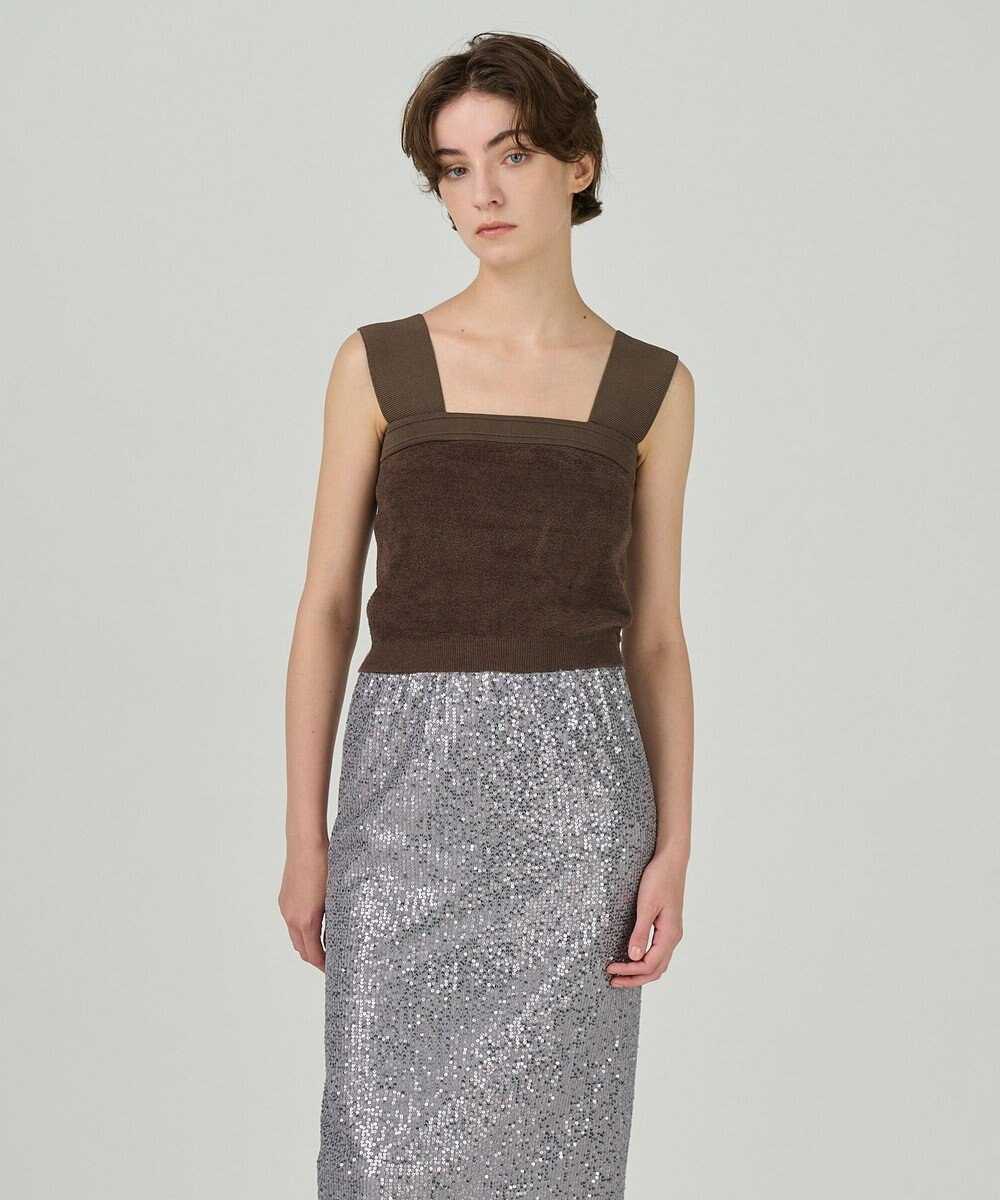 GRACE CONTINENTAL モールニットベアトップ 