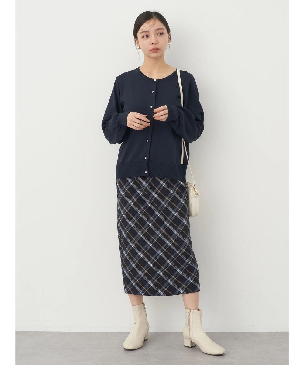 earth music&ecology いろいろ釦クルーネックカーディガン 