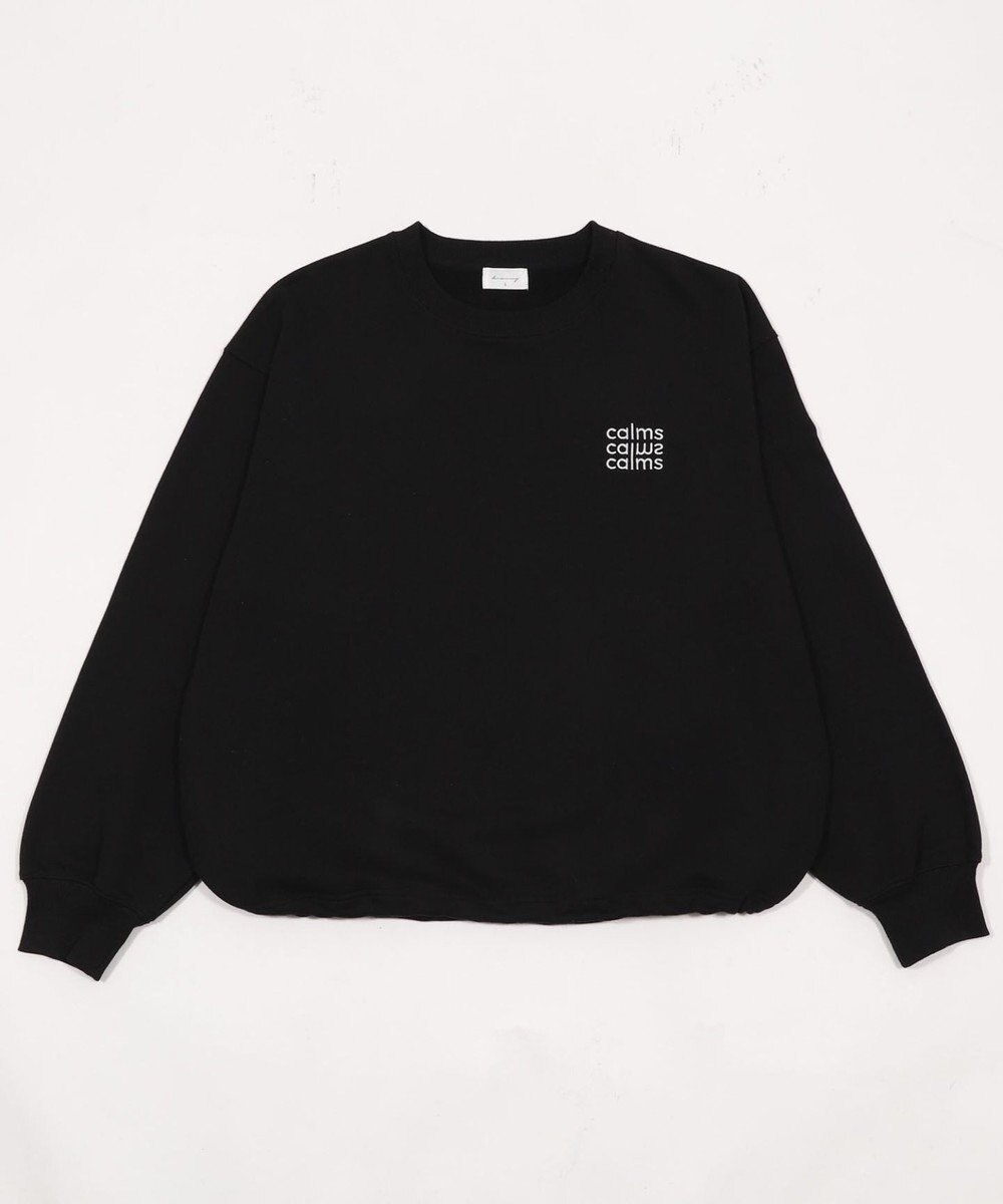 WEGO 【ユニセックス着用ITEM】ショートドロストワンポイント刺繍プルオーバー 