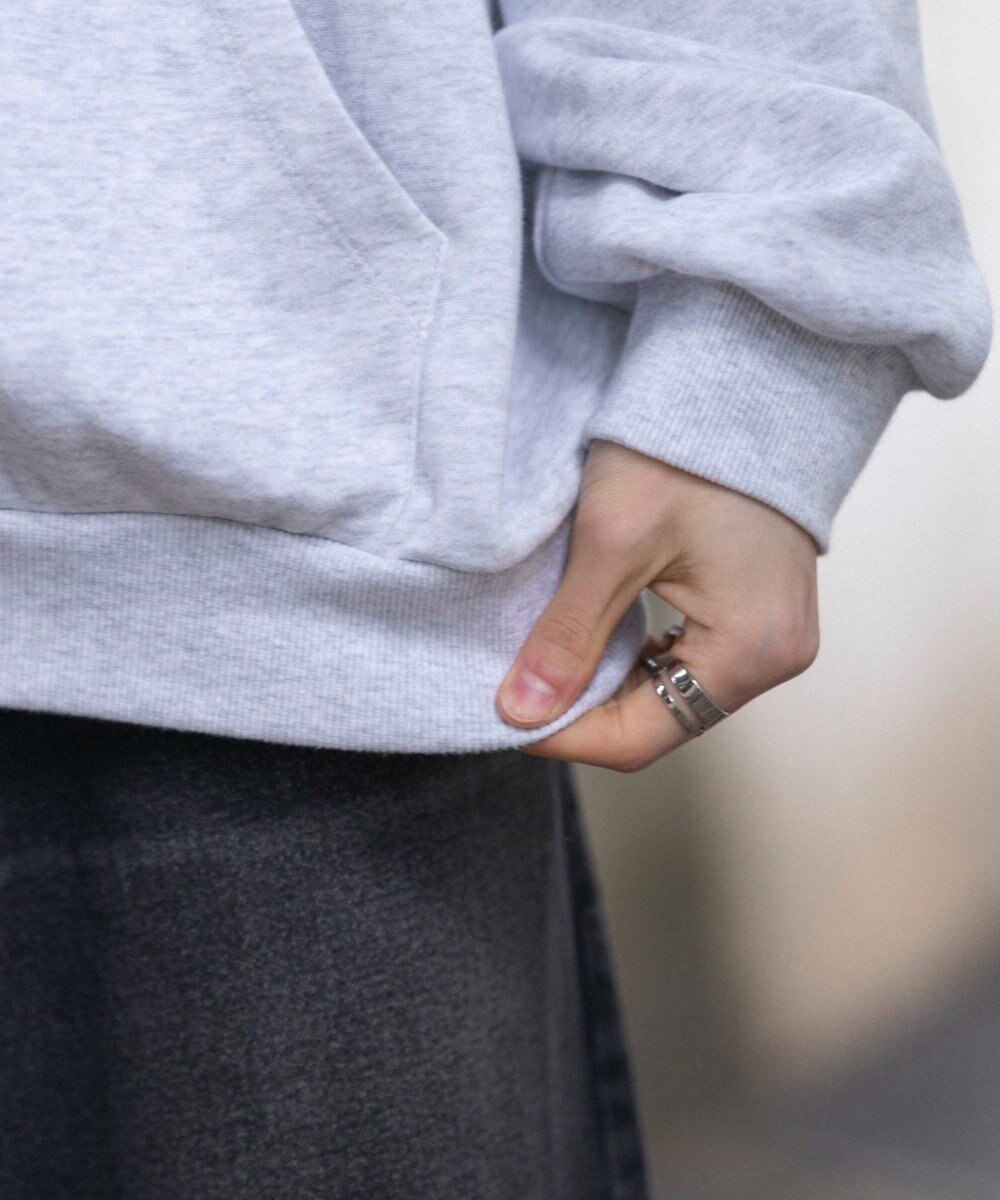 WEGO 【ユニセックス着用ITEM/SMLサイズ展開】グラフィックロゴプルパーカー 