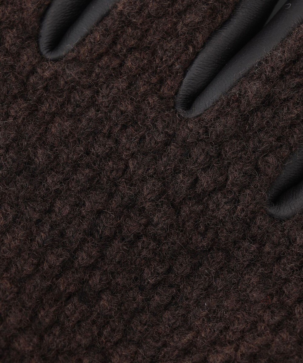 GOTAIRIKU 【スマホ対応】鹿の子×シープレザーコンビグローブ 