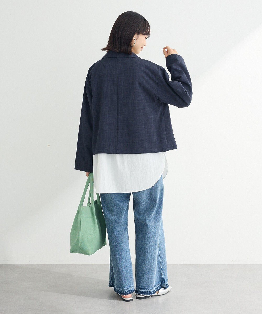 Green Parks イージーケア比翼フライヨークチュニック 