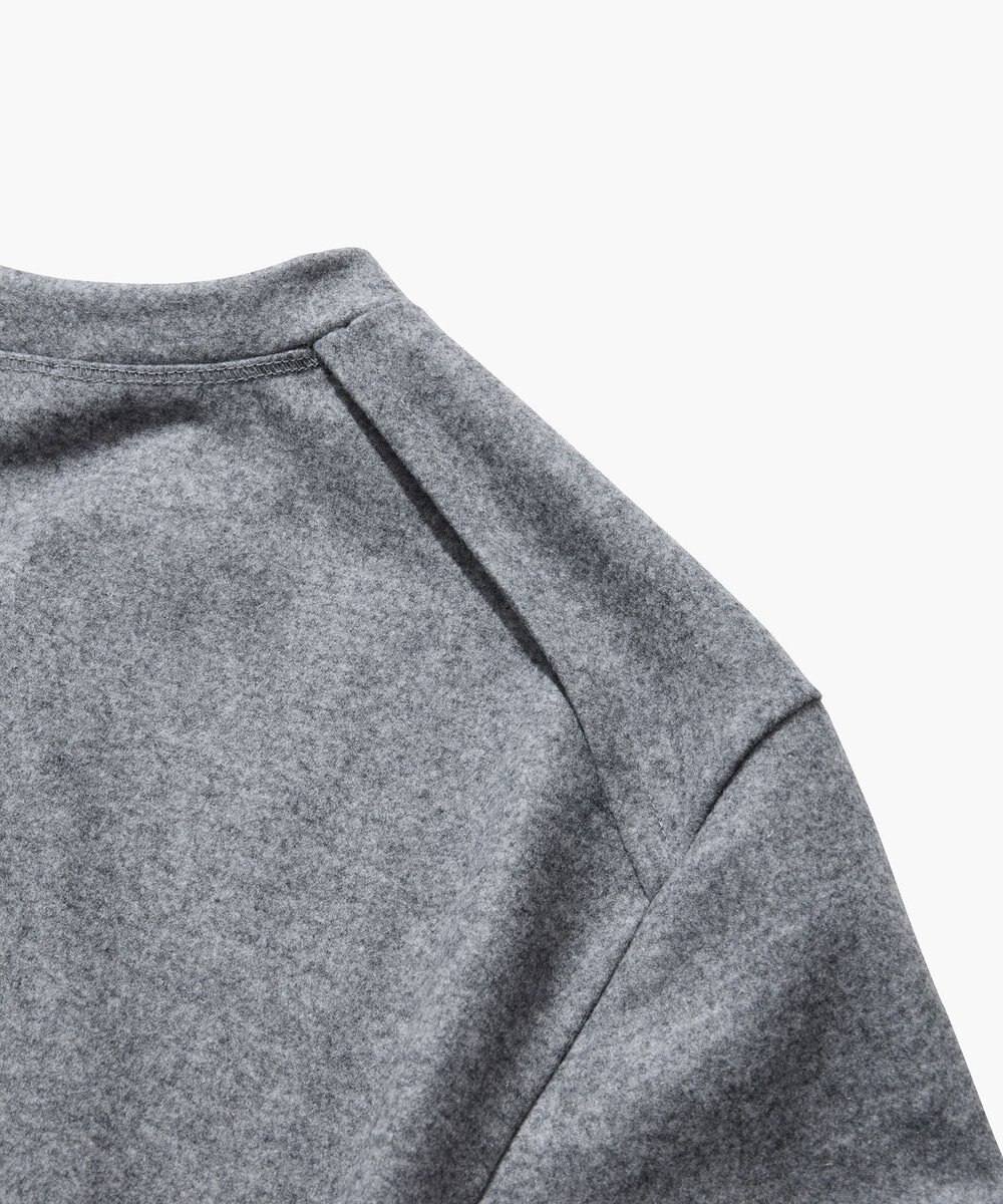 ATON MERINO COLLEGE JERSEY | Vネックドレス 