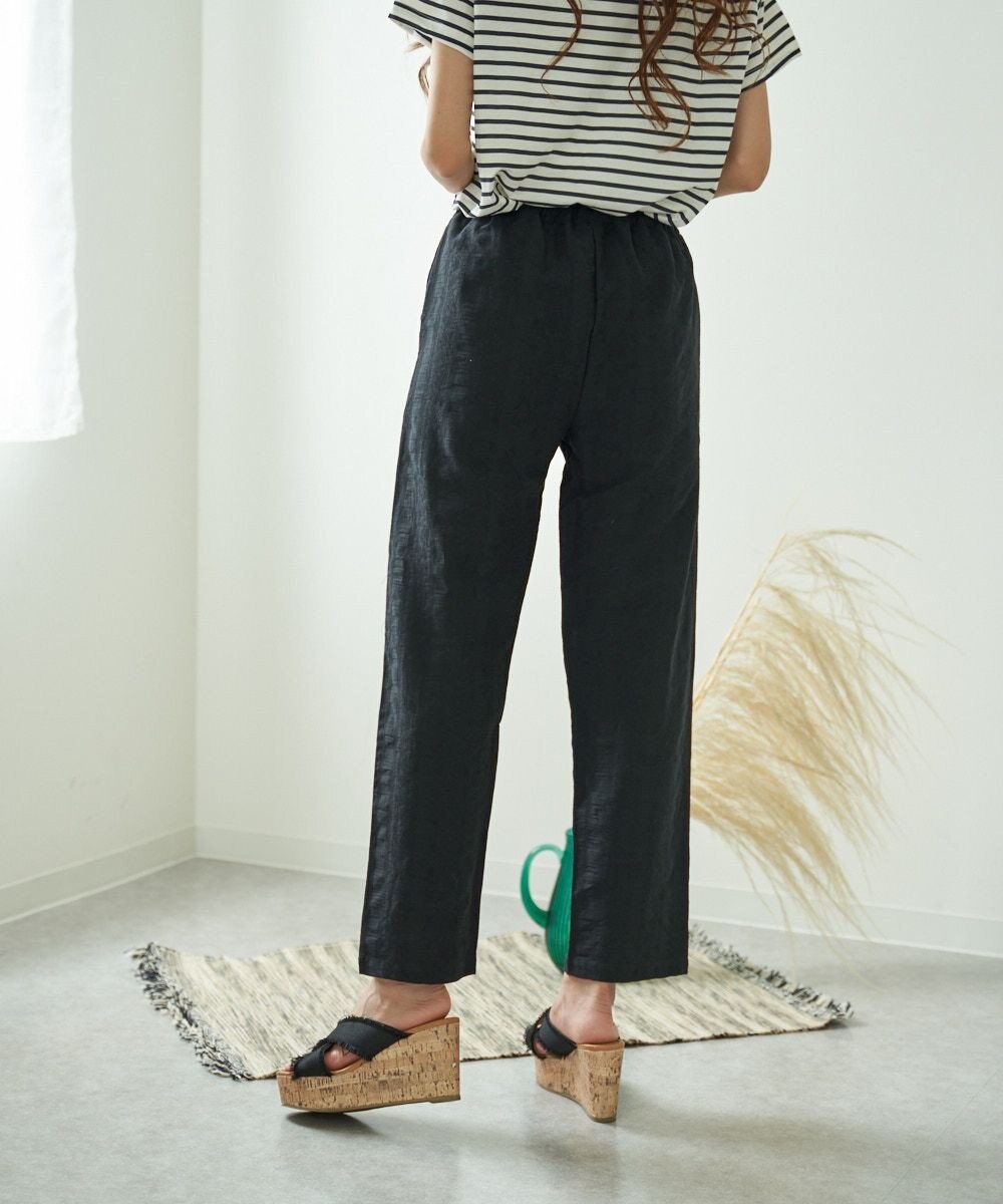 OP／FILA 【OP】ジャガード織ロングパンツ 