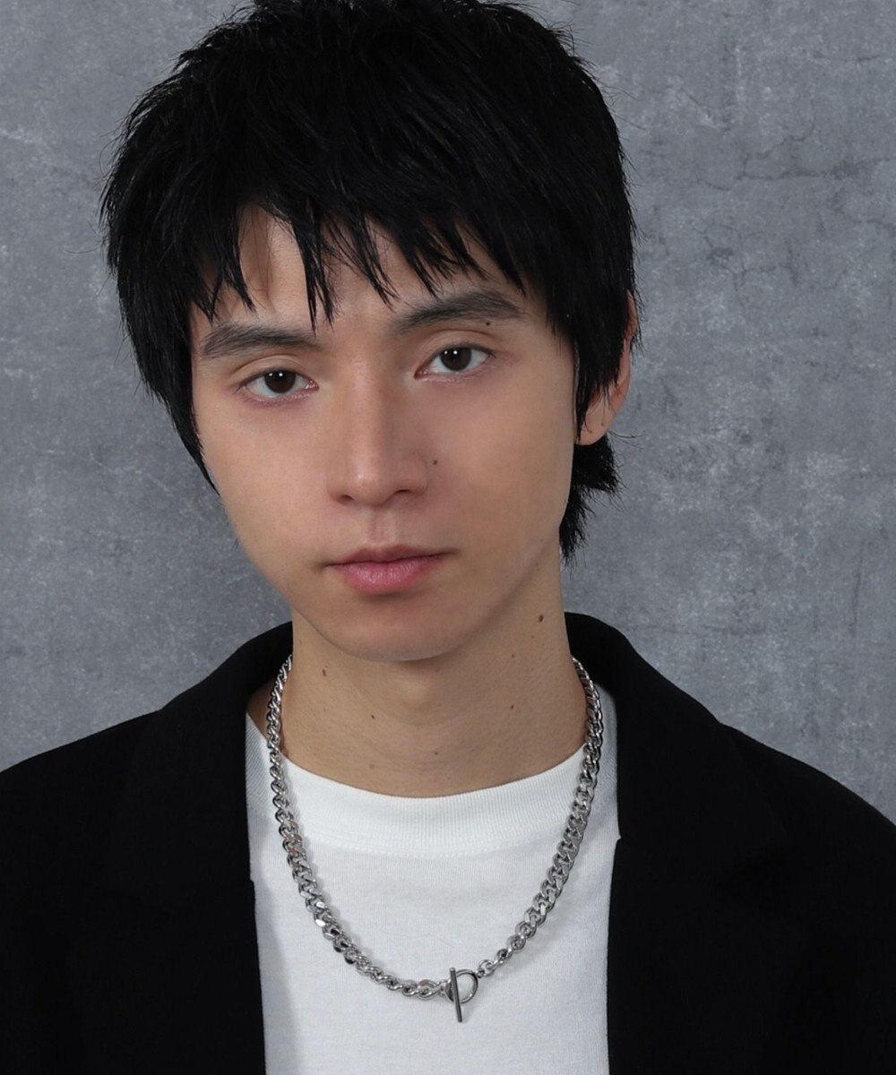 WEGO Mステンレスマンテルチェーンネックレス 