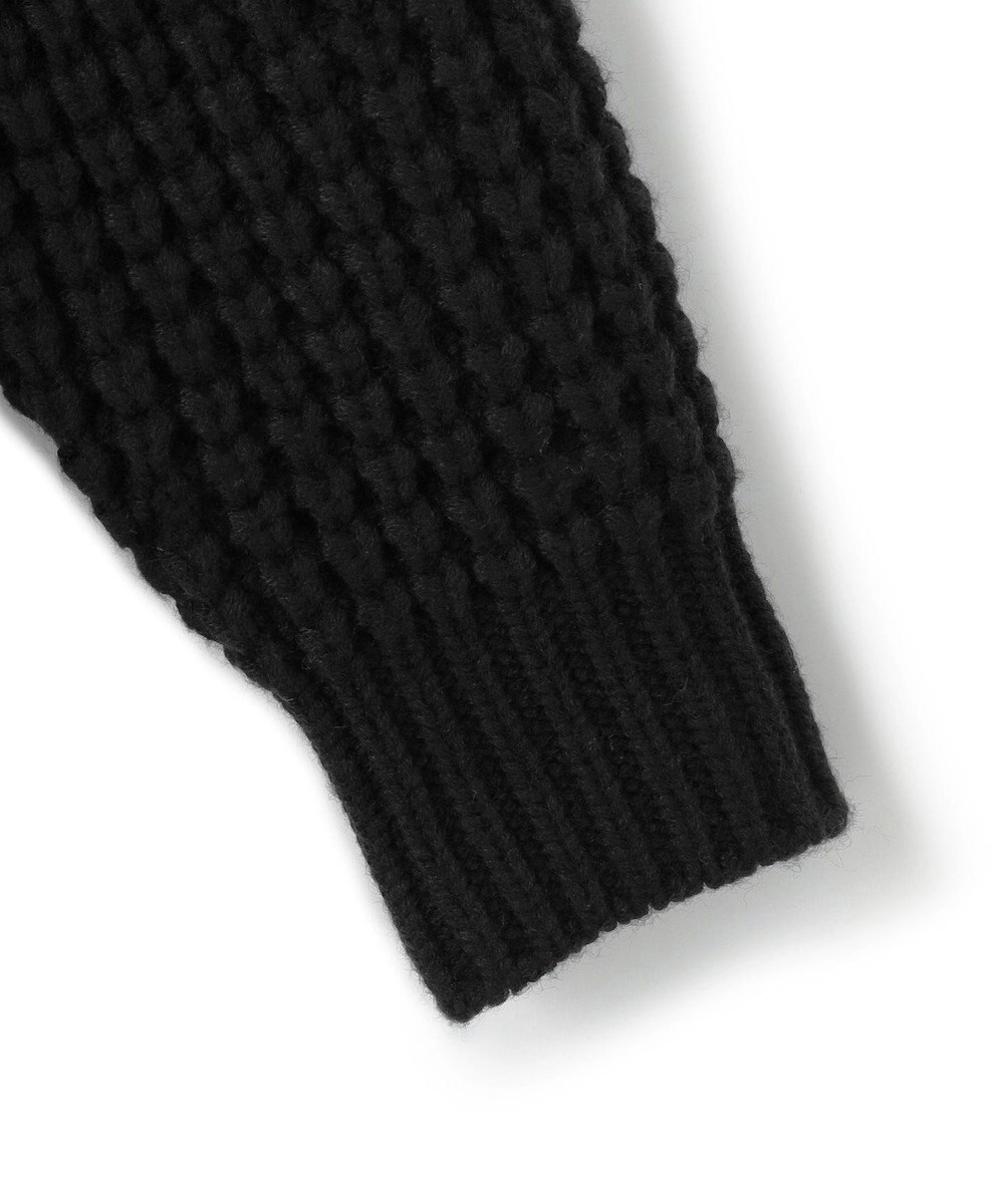 UNFILO MENS 【男女兼用】ウールポップコーン クルーネック ニット 