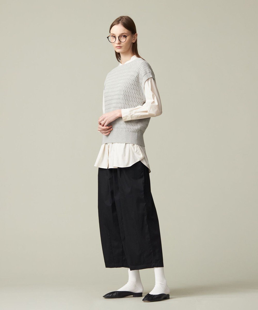 J.PRESS YORK STREET 【WOMEN】コットンケーブル ベスト 