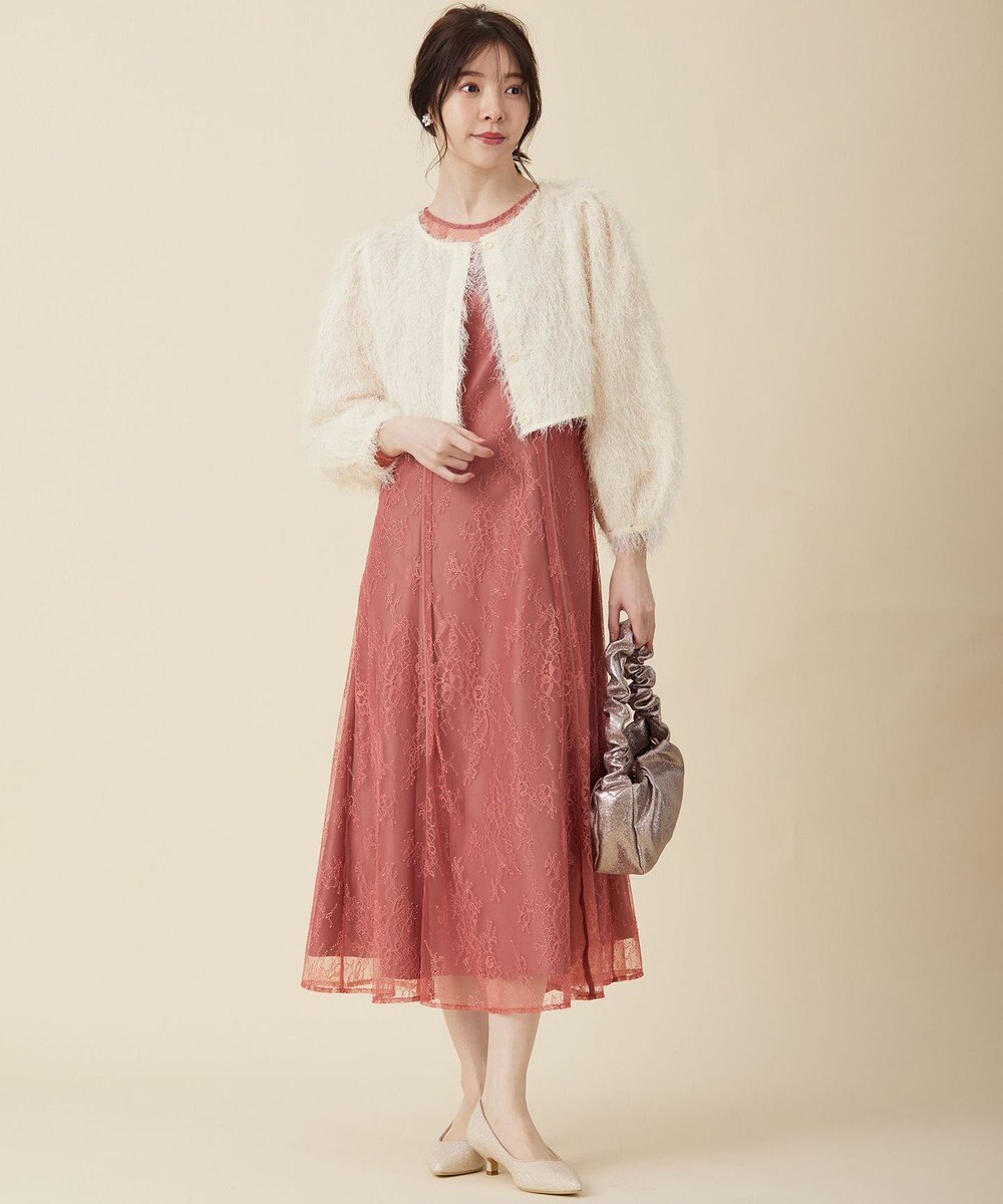 ANY SIS 【Lily Calin】クラシックナローレース ドレス 