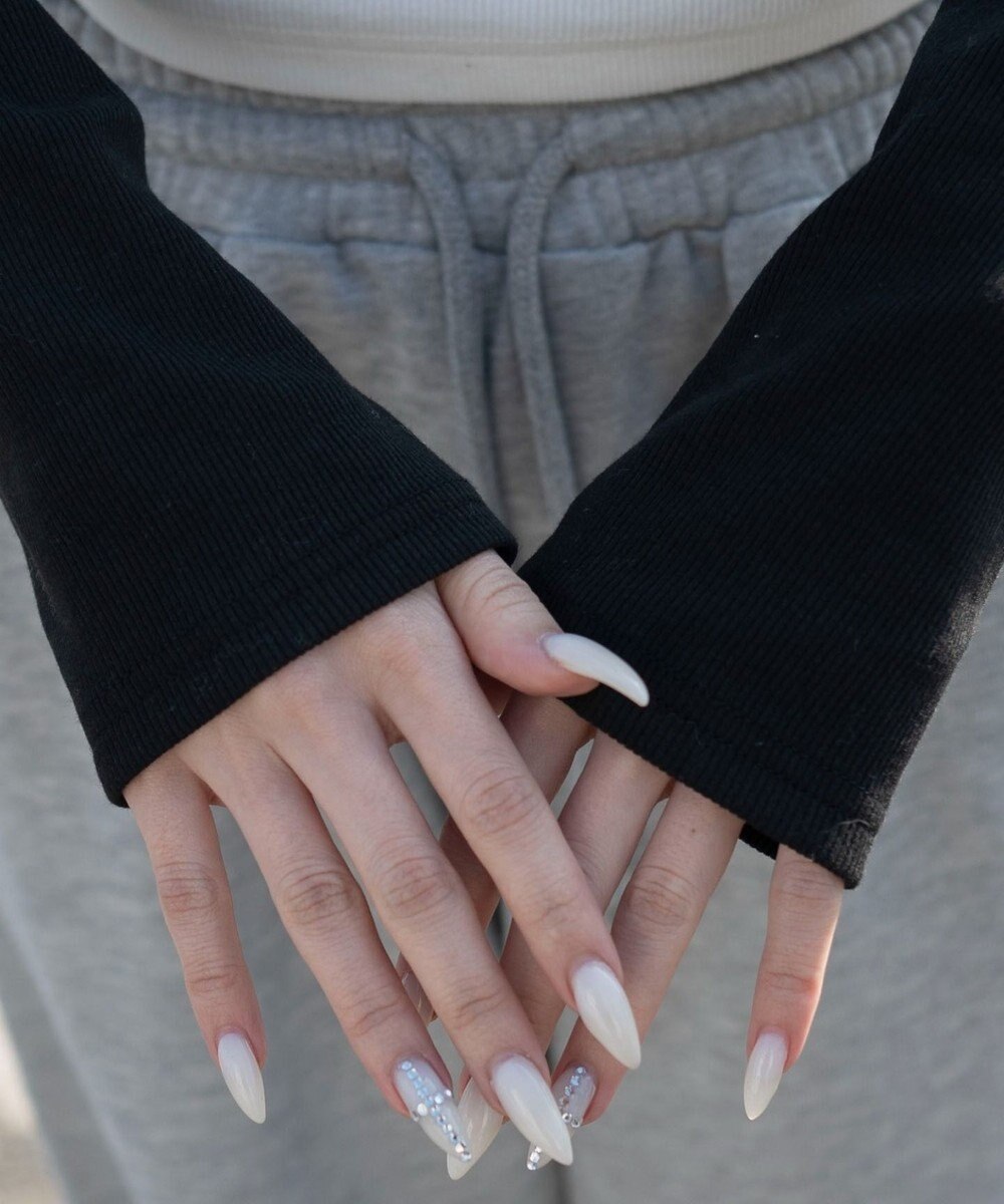 WEGO サイドドロストキーネックロンT 