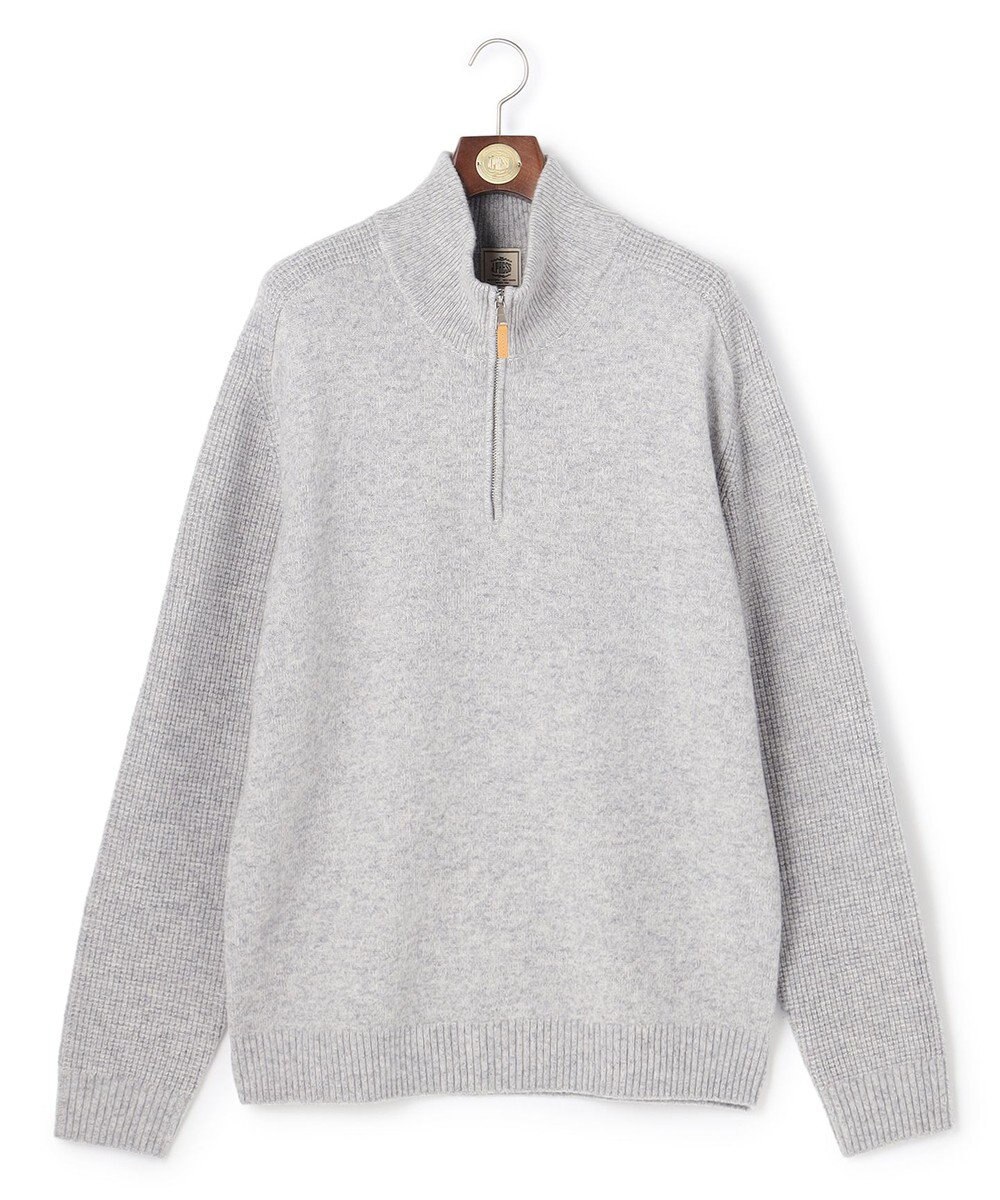 J.PRESS MEN 【KING SIZE】【Cash Lamb's Wool】ハーフジップ ニット_25年モデル 