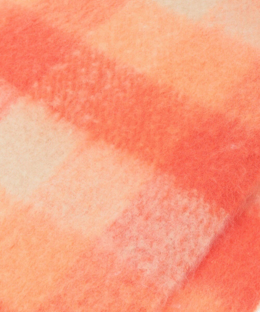 AMERICAN HOLIC 起毛カラーチェックシャギーマフラー 