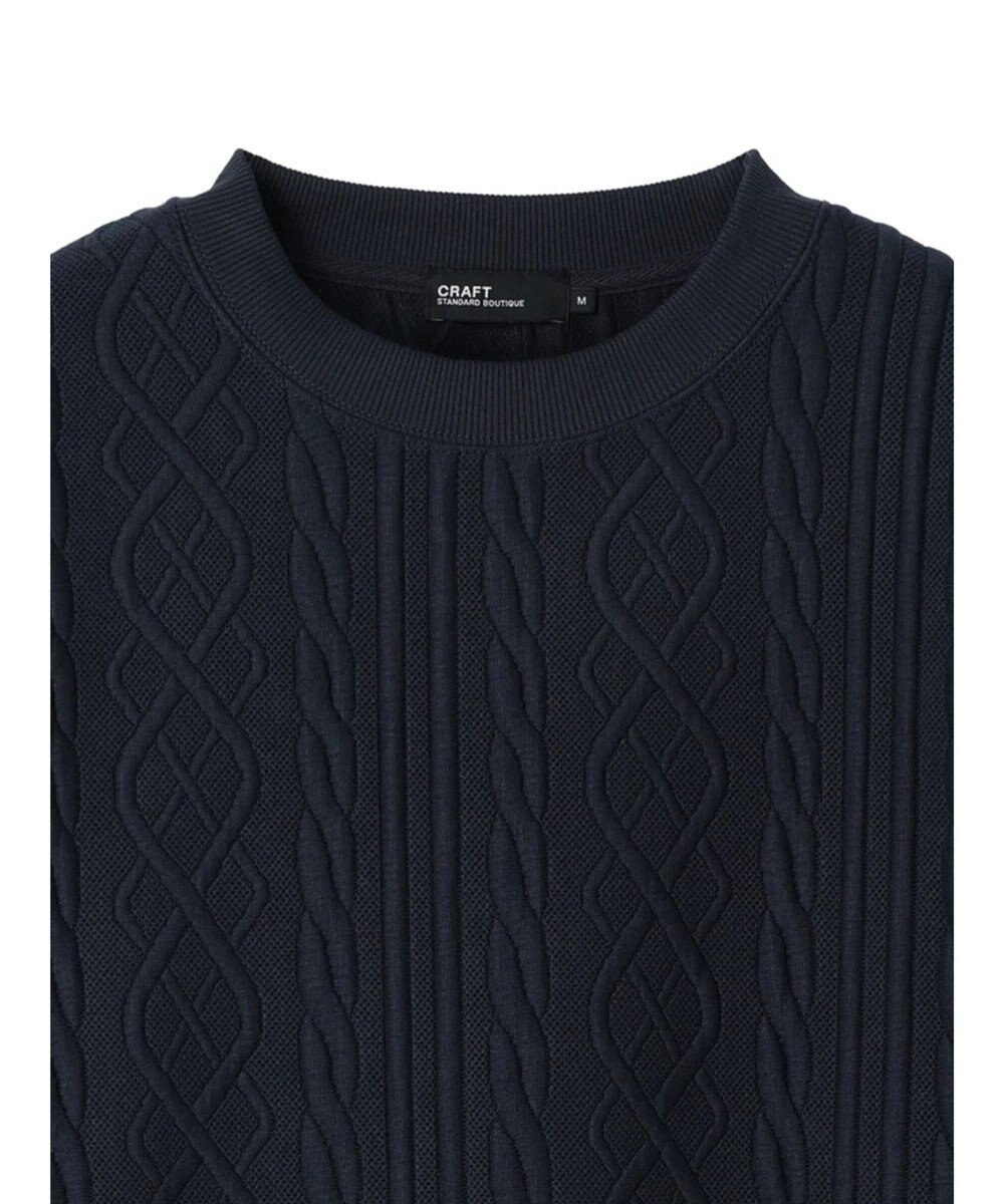 CRAFT STANDARD BOUTIQUE ケーブル柄カットプルオーバー1 