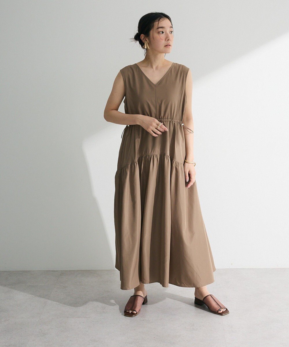 Green Parks ・ＥＬＥＮＣＡＲＥ　ＤＵＥ　ドロストティアードワンピ 