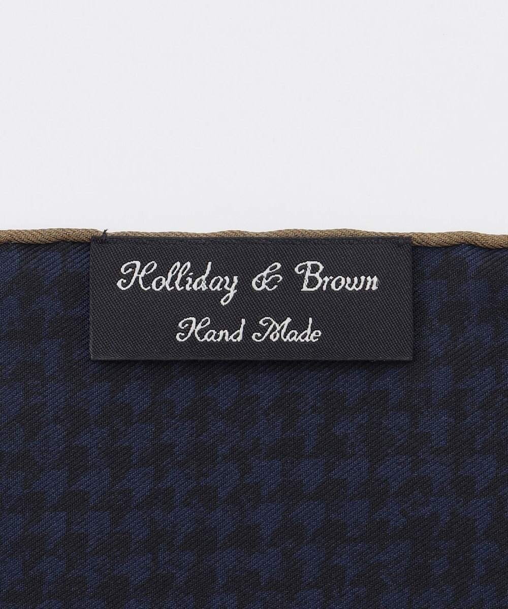 JOSEPH ABBOUD 【イタリア製・Holliday&Brown】バードグラフィックプリントポケットチーフ 