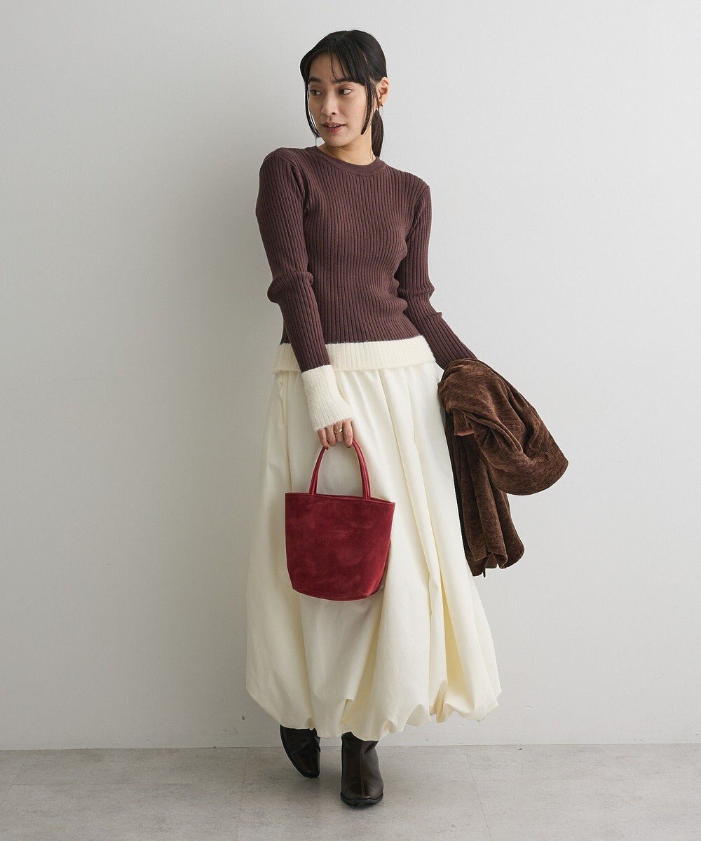 CRAFT STANDARD BOUTIQUE とてもち袖シャギーニットプルオーバー 