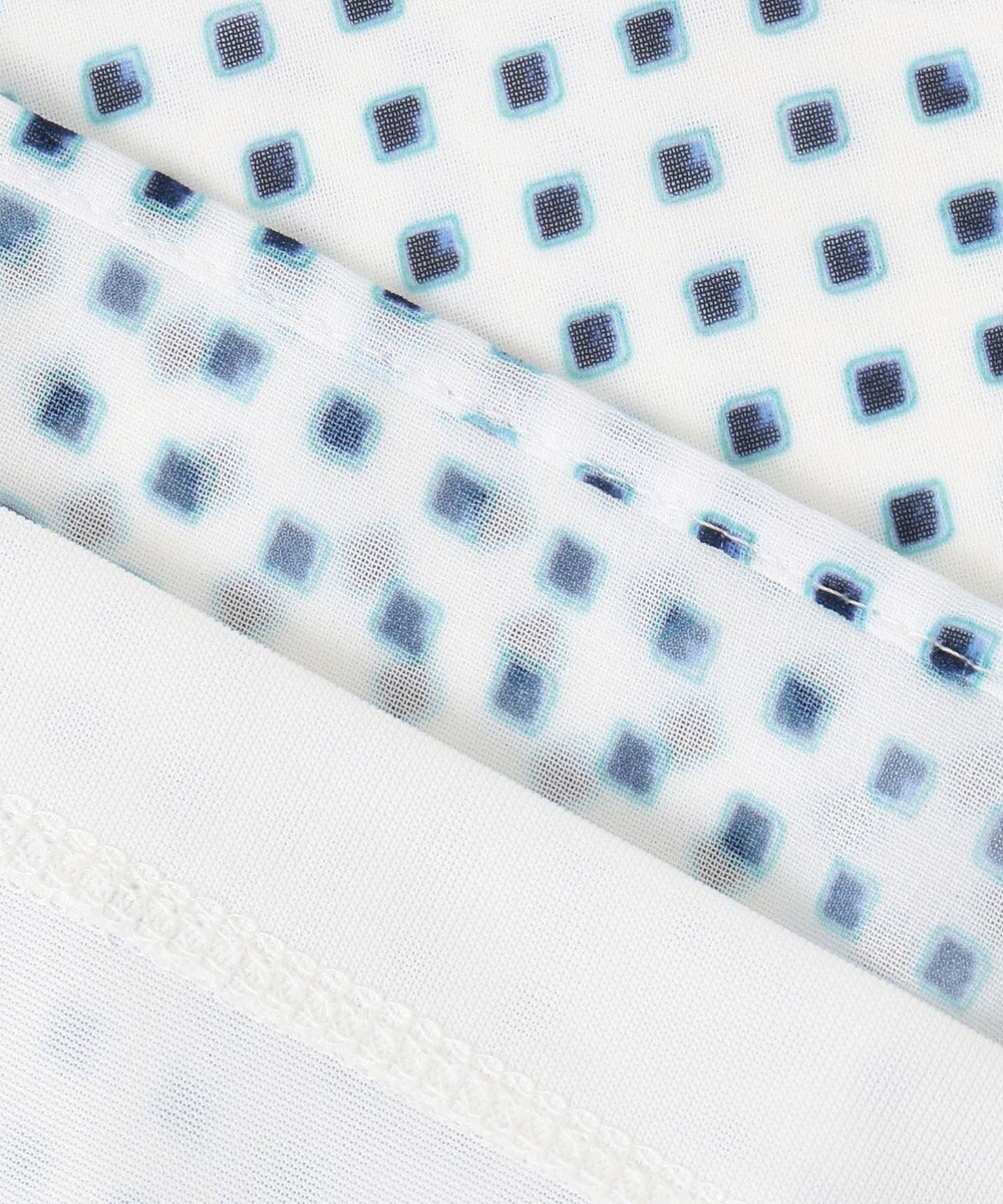 J.PRESS LADIES S 【洗える】スクエアープリント カットソー 