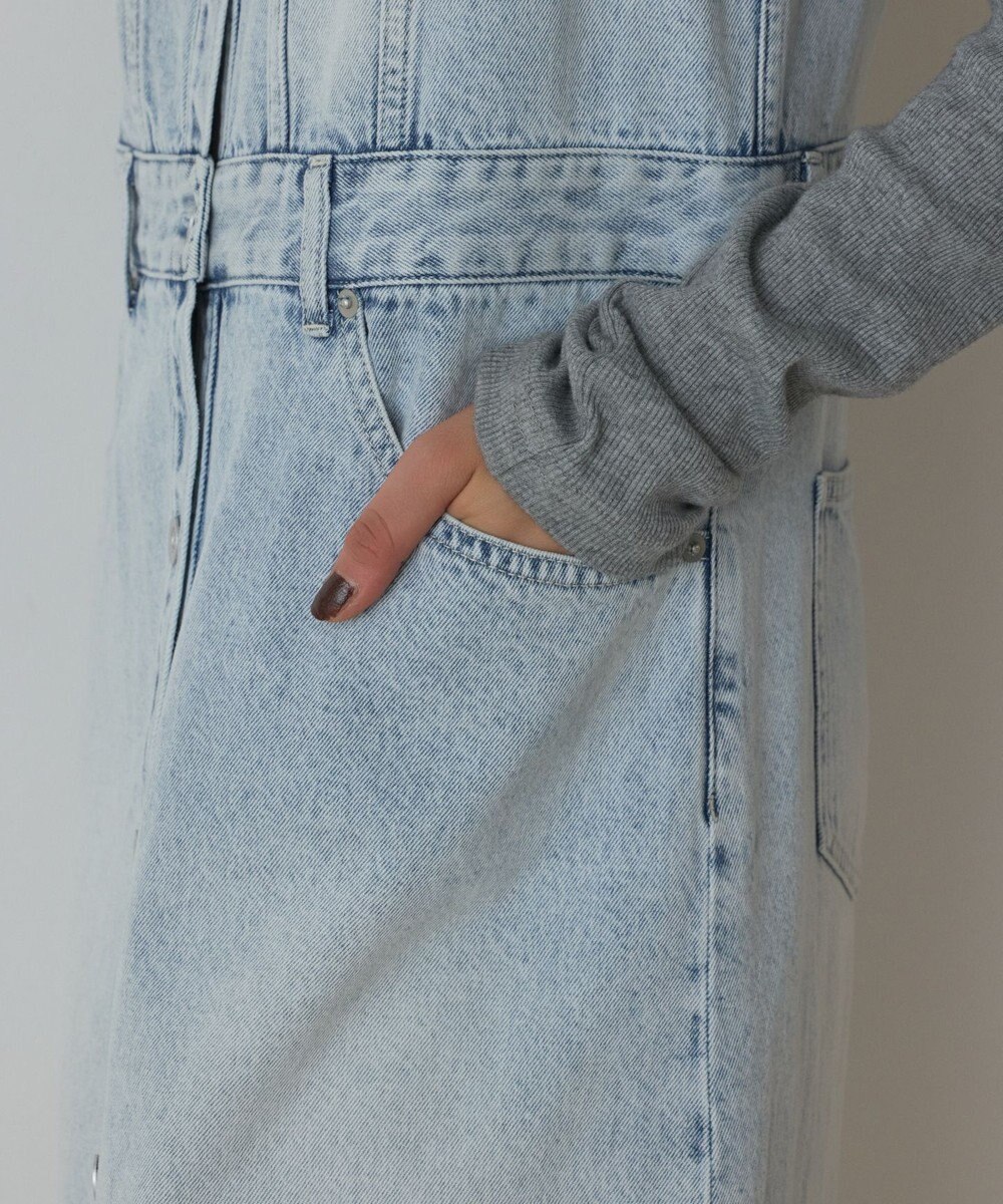 GRACE CONTINENTAL デニムロングジレワンピース 