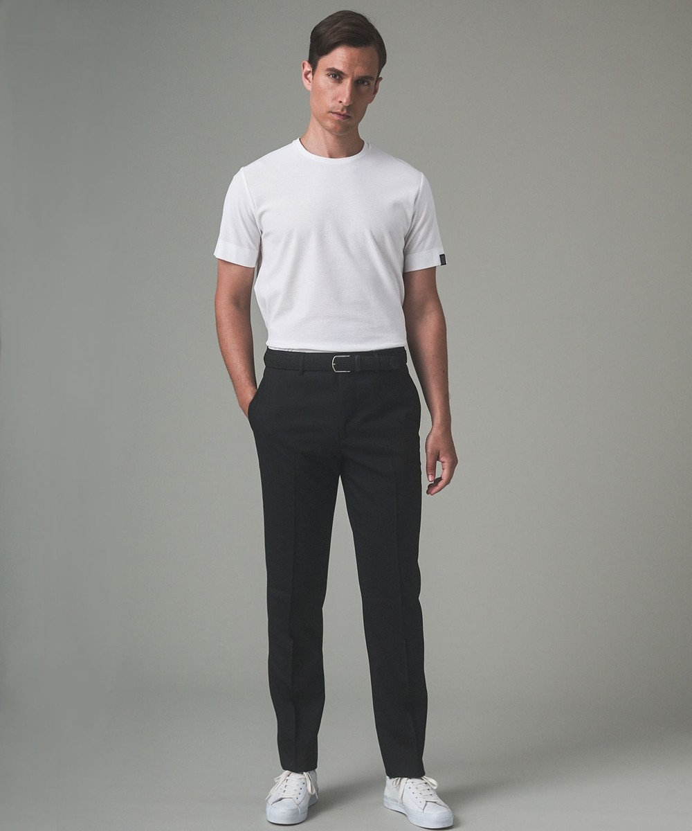 GOTAIRIKU 仕事で着られるTシャツ【サラサラ/よれにくい/透けにくい】キレイめ 鹿の子 ビズTシャツ 