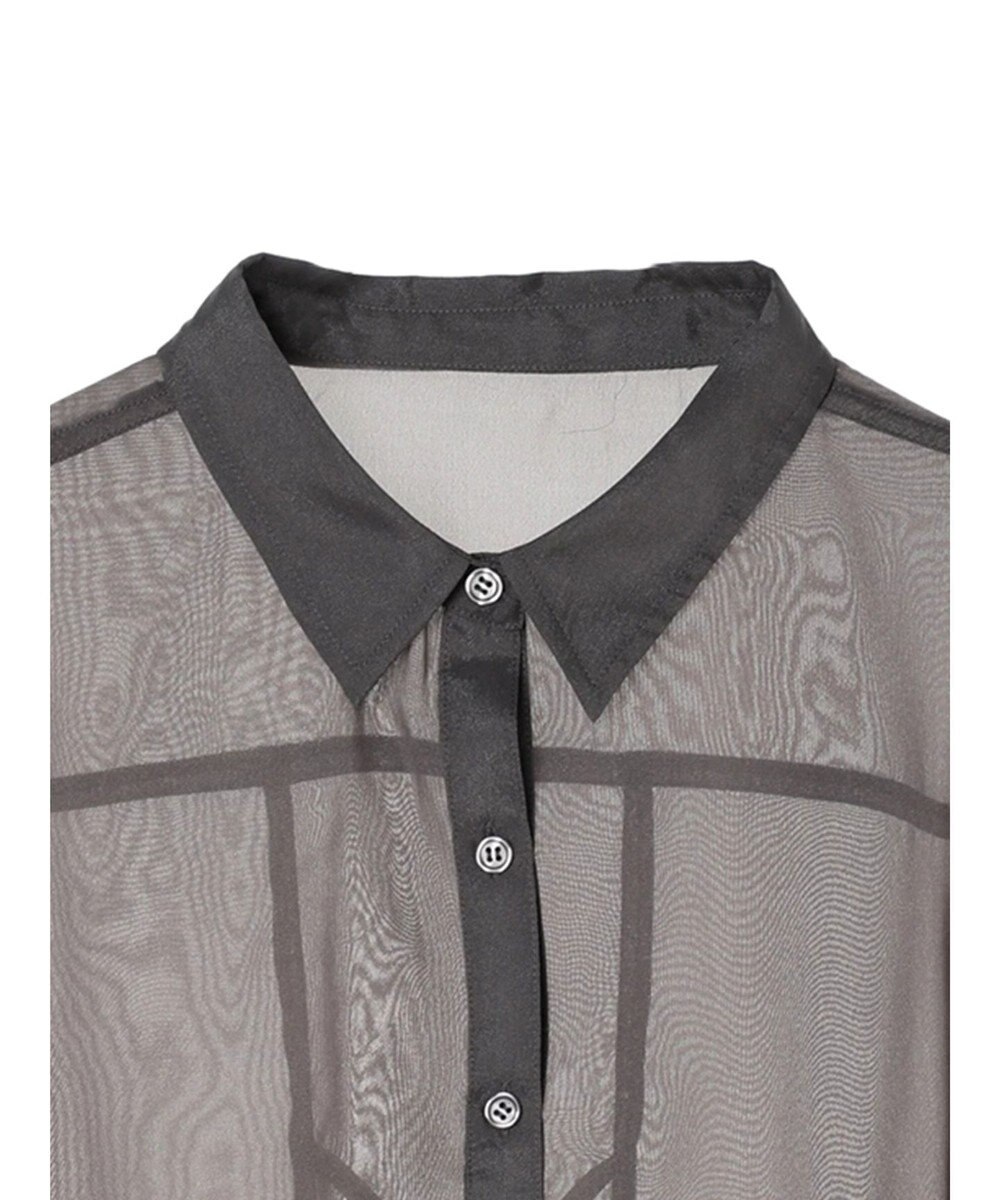 Green Parks ＥＧＯＩＳＴ　短丈シアーシャツ 