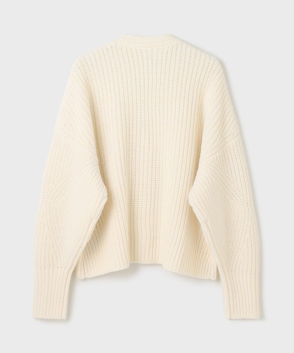 GRACE CONTINENTAL 畦ルーズニットカーディガン 