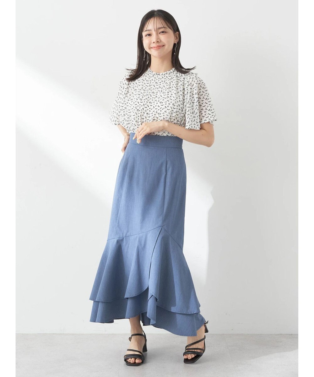 earth music&ecology チューリップヘムティアードスカート 