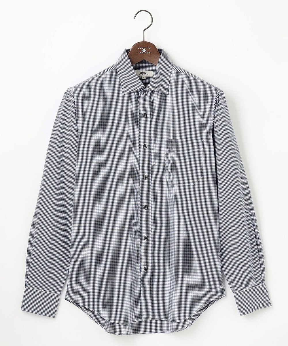 JOSEPH ABBOUD 【柔らかな肌触り/暖かい】ファインブラッシュド ネル チェック シャツ 